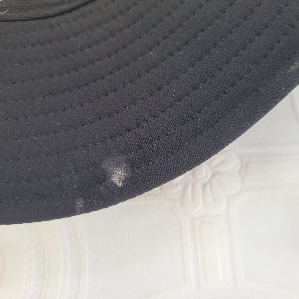 Buc-ees Black Bucket Hat Brim Hat Golf Tilley Sun Fishing Cap Strap‎ - Picture 7 of 12